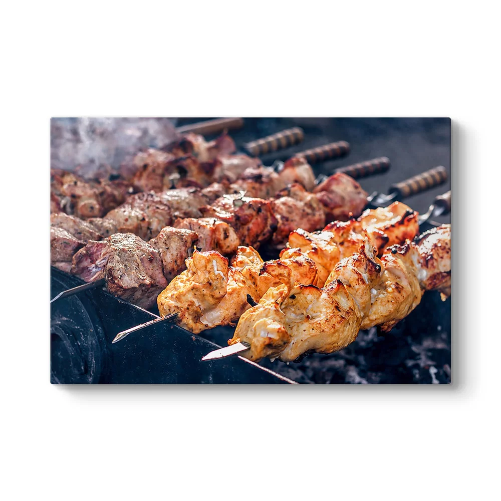 Izgarada Kebap Tablosu - Model 1
